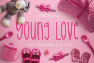 Young Love: A Playful Display Font with Heart